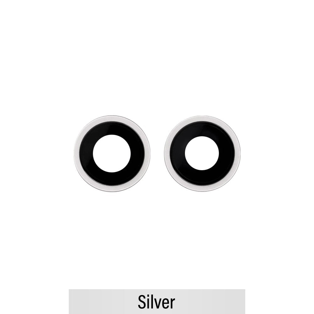Rear Camera Lens With Bracket for iPhone 13 mini / 13-Silver Rear Camera Lens With Bracket for iPhone 13 mini / 13-Silver